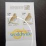 Ireland 2002.Worldwide.Definitive Stamps in Booklet.Song Thrush.10 x 57c.MNH..Complete Image 2