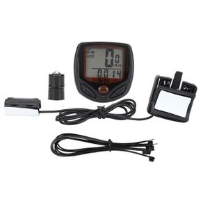 Waterproof LCD Wired Bike Bicycle Computer Cycle Odometer Speedometer Road Hybrid Mountain Bike