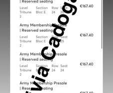 4 BTS Tickets Brussels July 1