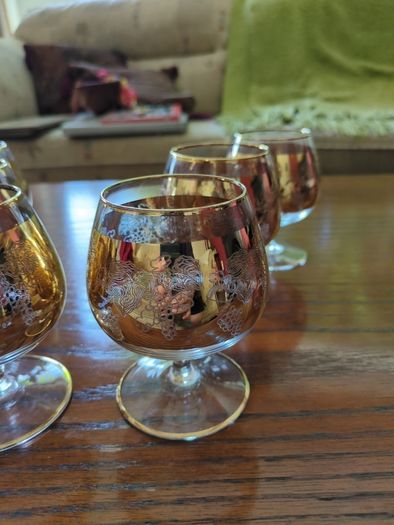 Vintage brandy glasses