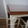 Dining table & 6 chairs, wood with protective glass Image 4