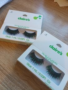 Two packs of false eyelashes for Patricks day