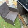 Rattan Cube Dining Set - Table, 6 Chairs & 4 Footstools Image 9