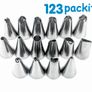 Silicone Reusable piping bag set with16 replacble nozzles Sustainable washable icing set excellent cake decoration 16 nozzles with adapter Image 3