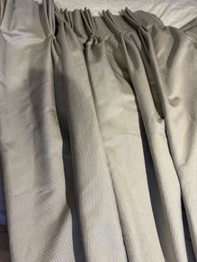Curtains- Grey large custom made pair