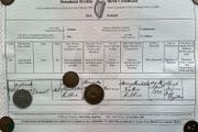 Ernest Shackleton - Birth Certificate - Irish Explorer - Free Postage