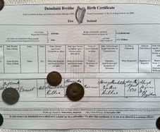 Ernest Shackleton - Birth Certificate - Irish Explorer - Free Postage