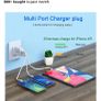 Multi port charger plug|USB plug| Multiple 3 Port Dual Charging Adapter UK Image 6
