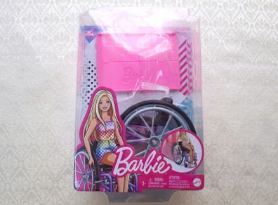 Barbie doll wheelchair with ramp, new in original packaging