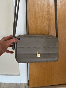 Paul Costello  camera taupe bag . New
