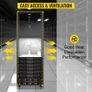 Open Frame 4-Post Network Server Rack 25 U Design Cold-rolled Steel Rack 1200 LBS Load Capacity With 4 Casters for Server Image 5