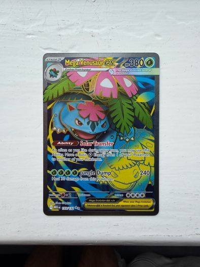 Pokemon Card Venusaur Ex Meg 155