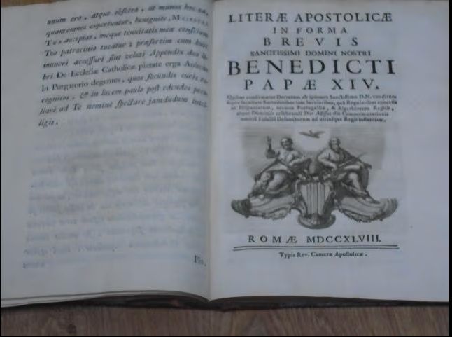 A Collection Eighteenth Century Apostolic Letters by Pope Benedict XIV  Catholic Church