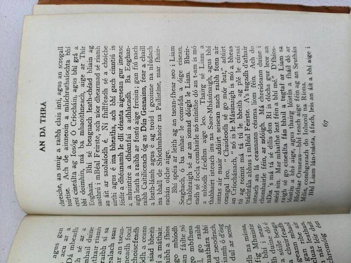 An Da Thra, Irish Interest Book