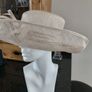 Stunning Oatmeal / Blush Wide Rimmed Hat by Linea Image 8
