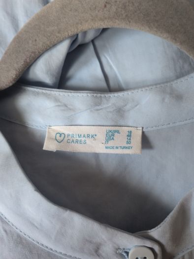 Primark Baby Blue long Blouse. S.18. New- No Tag.