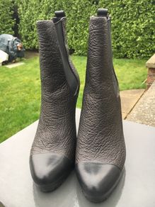 Calvin Klein Ladies Brown Ankle Boots