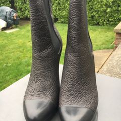 Calvin Klein Ladies Brown Ankle Boots