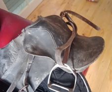 pony/donkey saddle + bridal & reins +blanket+strap