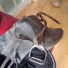 pony/donkey saddle + bridal & reins +blanket+strap