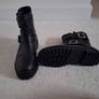 Black Biker Boots Image 4