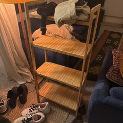 bamboo shelves