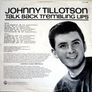 Johnny Tillotson Talk Back Trembling Lips LP Image 4