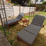 Ikea Nammaro sun loungers x 2 with table Image 2