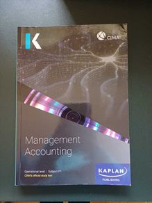 2nd Hand Kaplan CIMA Level 1 Operational Study Texts, Exam Kits and Revision Cards 2024 Edition