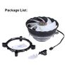 CPU FAN Central Processing  120MM Aluminum Extruded CPU Cooling Image 6