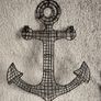 Nautical anchor metal wall decor Image 4