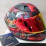 ILM Full Face Motorcycle Helmet with 2 Visors Pinlock-Compatible Clear and Tinted-Street Bike Motocross Casco ECE Model Z501 Image 5