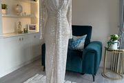 Champagne Sequins Dress from New Collection