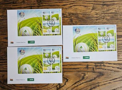 2006 Ireland Ryder Cup Matches Commemorative Stamps Booklet Pane featuring sets issued to commemorate Ryder Cup in Ireland with golf ball Mint Never Hinged (MNH). Hibernian HP1