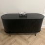 Side board cabinet black oak Image 6