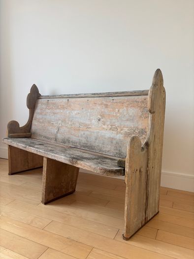 Antique church pew / bench