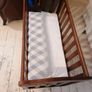 Wooden Rocking Baby Cot with Mattress Image 3
