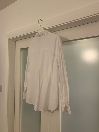 Bershka Mens Plain White Shirt