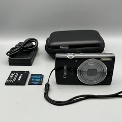 Canon IXUS 145 16MP Digital Camera Black - Full Kit