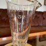 Antique Victorian Measuring Glass Beaker Apothecary Etched Marks Image 4