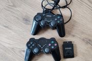 Ps2 Playstation 2 Controllers 1 Wireless and other Wired Both Working perfectly bundle