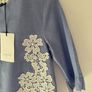 top Bnwt Lenny b top T1 button backed top blue & lace Image 5