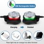 Rechargeable LED Bike Lights Set - Headlight Taillight Combinations LED Bicycle Light Set (650mah Lithium Battery, 4 Light Mode Options, 2 USB cables) Image 3