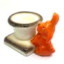 Vintage Goebel Ceramic Terrier Dog Candle Holder Figurine Image 5