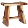 Stool Solid Suar Wood and Polyresin Image 9