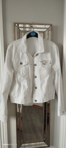 White Denim Style Jacket