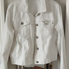 White Denim Style Jacket