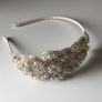 Diamond and Pearl bridal headpiece Image 2