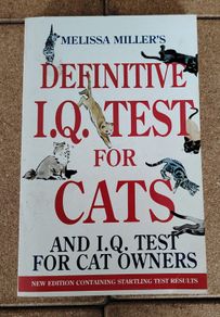 Melissa Miller's Definitive I.Q. Test for Cats (Signet, 1992) Vintage Paperback
