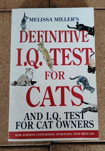 Melissa Miller's Definitive I.Q. Test for Cats (Signet, 1992) Vintage Paperback